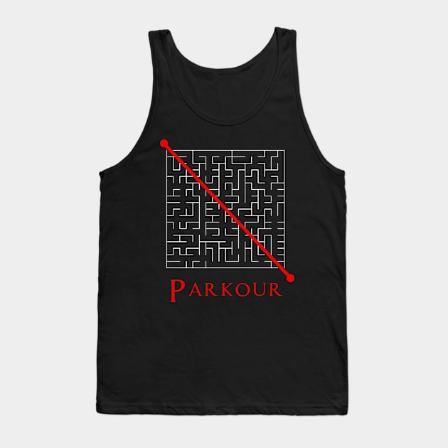 Parkour Labyrinth - tackling things differently Tank Top by Quentin1984